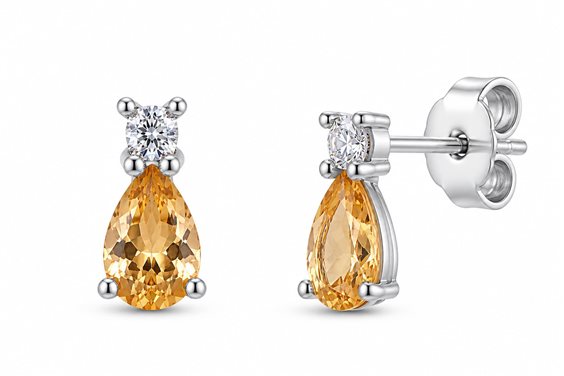 Orecchini Idee Preziose dal 1987 Donna in Oro bianco Zircone IP.OK18B/217 - IP.OK18B/217